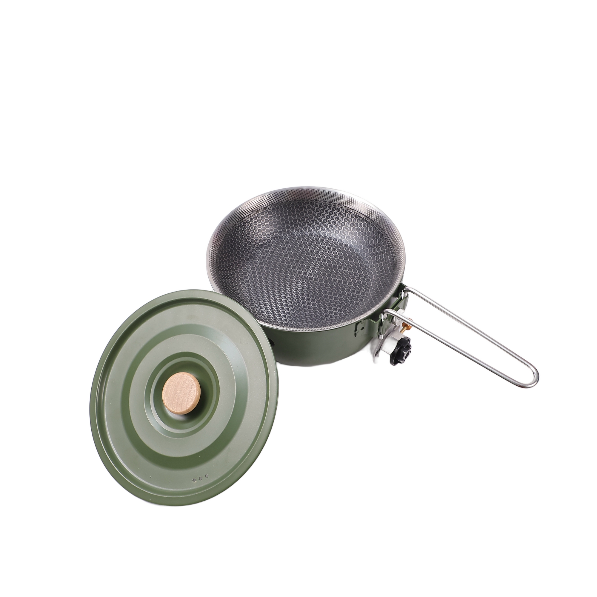 QLF-028 Camping Gas Stove with Integrated Pot