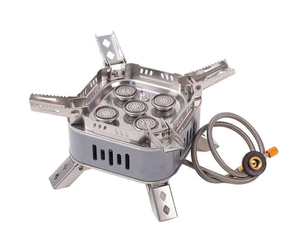 SF-HW-03 Five-Core Compact Movable Gas Stove for Camping
